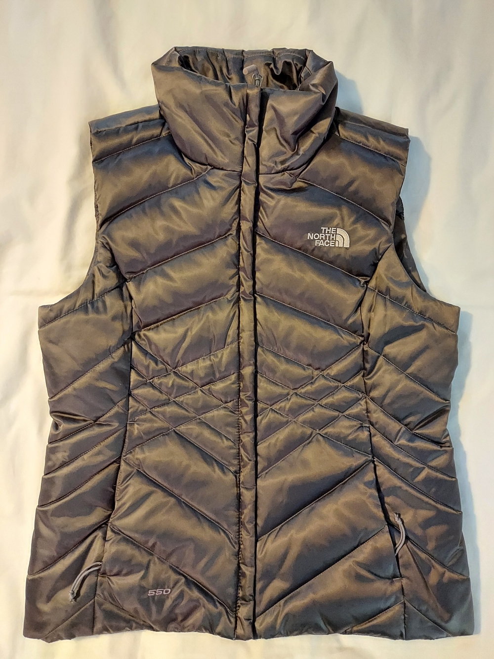 The North Face Aconcagua 550 Down Puffer Vest Women's  - M - Grey Silver - Picture 11 of 11